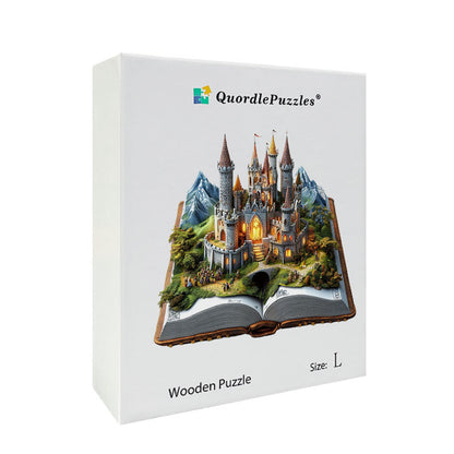 Puzzle de madera 3D del castillo encantado