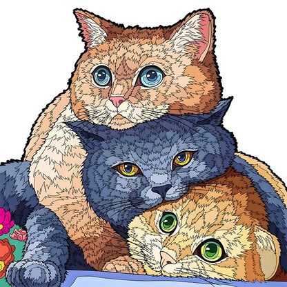 Rompecabezas de los tres gatos