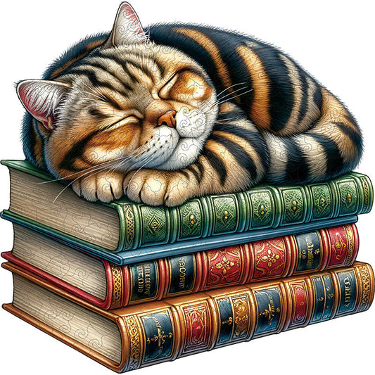 🔥Último día 84% de descuento - clipart del gato de la biblioteca